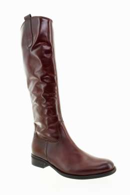 GABOR Dámské hnědé kožené kozačky