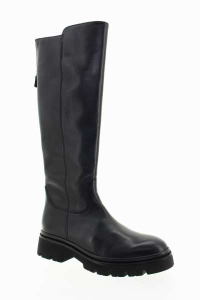 GABOR Dámské černé kožené kozačky