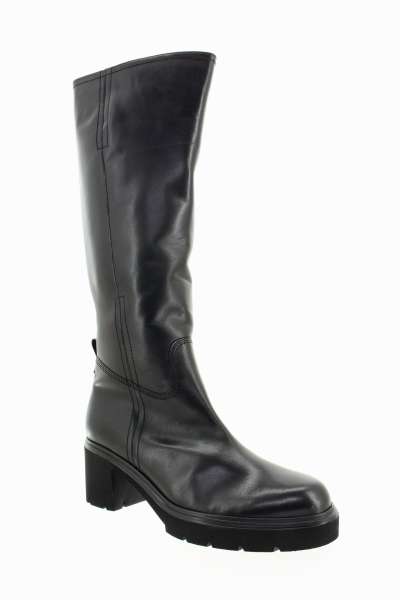 GABOR Dámské černé kožené kozačky