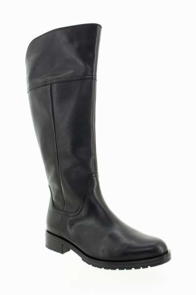 GABOR Dámské černé kožené kozačky