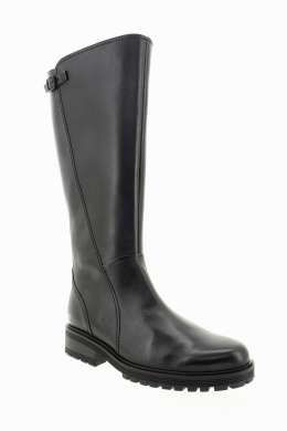 GABOR Dámské černé kožené kozačky