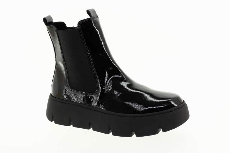 GABOR Dámský černý kožený kotník