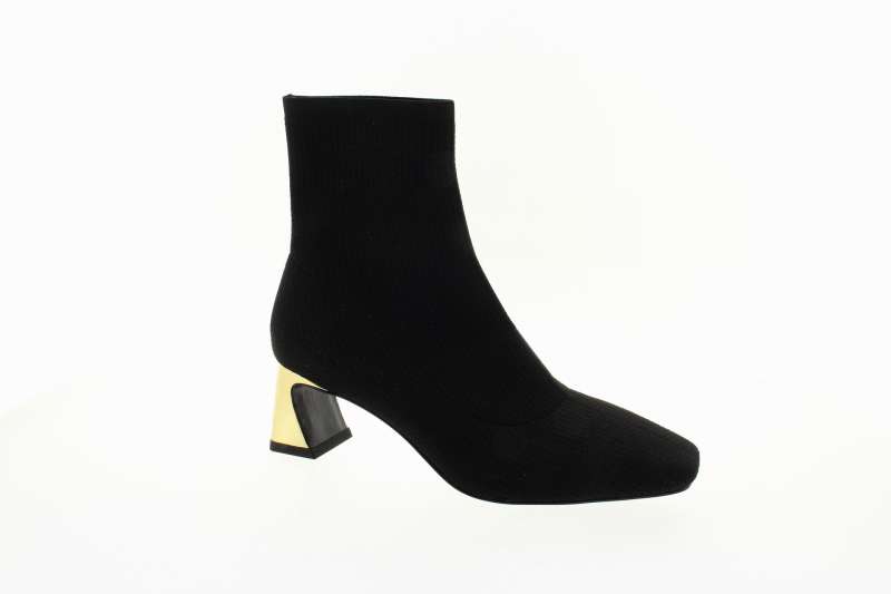 GIOSEPPO Dámský černý textilní kotník s membránou