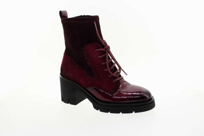 HISPANITAS Dámský vínový kožený kotník