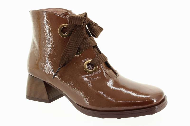 HISPANITAS Dámský hnědý kožený kotník