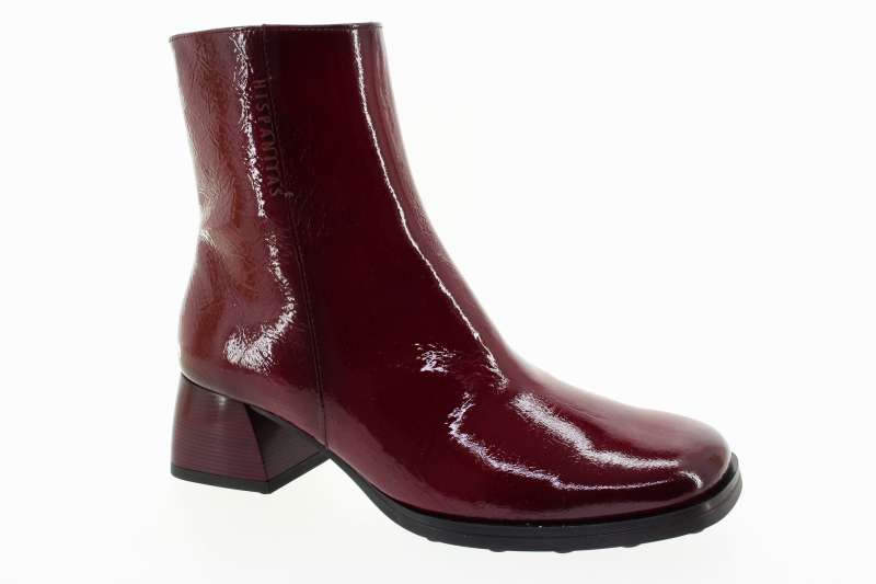 HISPANITAS Dámský vínový kožený kotník