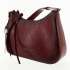 HISPANITAS Dámská vínová lakovaná kabelka