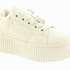 KARL LAGERFELD Dámské kožené tenisky off-white