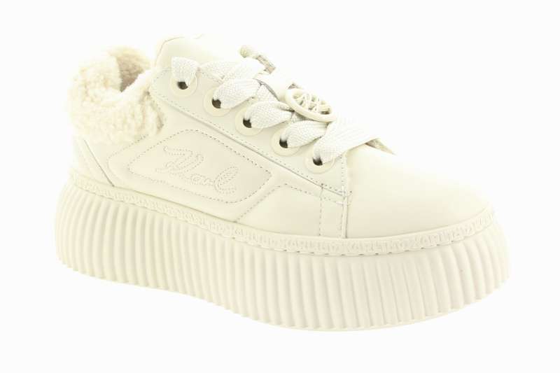 KARL LAGERFELD Dámské kožené tenisky off-white