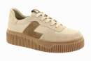 LOOKE Dámské béžové kožené tenisky