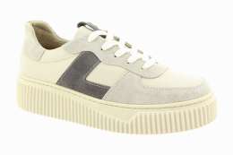LOOKE Dámské krémové kožené tenisky