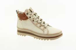 PIKOLINOS Dámský krémový kožený kotník