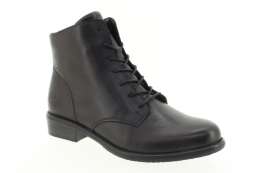 REMONTE Dámský černý kožený kotník