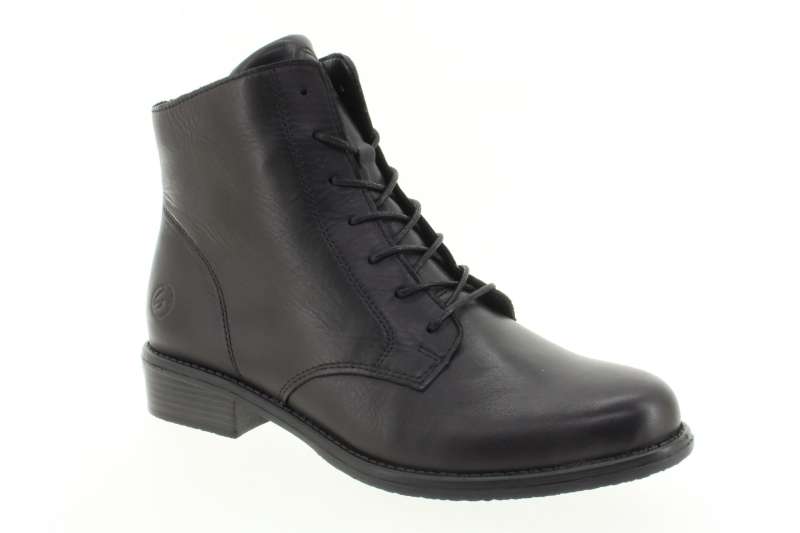 REMONTE Dámský černý kožený kotník