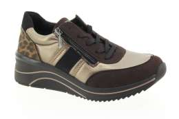 REMOTNE Dámské bronzové kožené tenisky