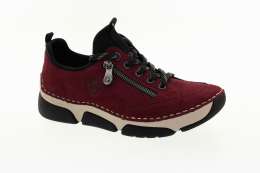 RIEKER Dámské vínové tenisky