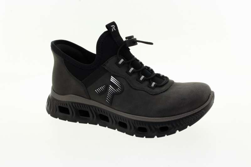 RIEKER Dámské antracitové tenisky 