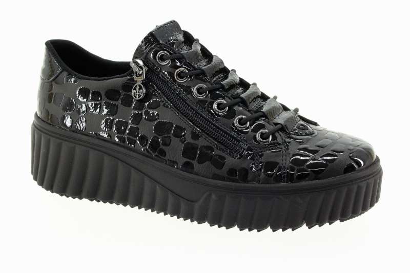 RIEKER Dámské černé tenisky