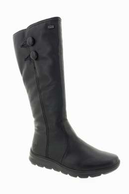 RIEKER Dámské černé kozačky