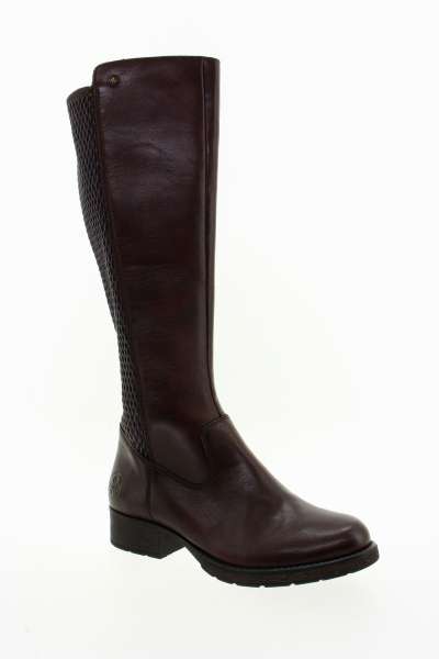 RIEKER Dámské hnědé kozačky