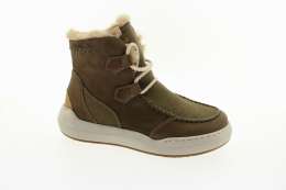 SUNNI SABBI Dámský kožený olivový kotník