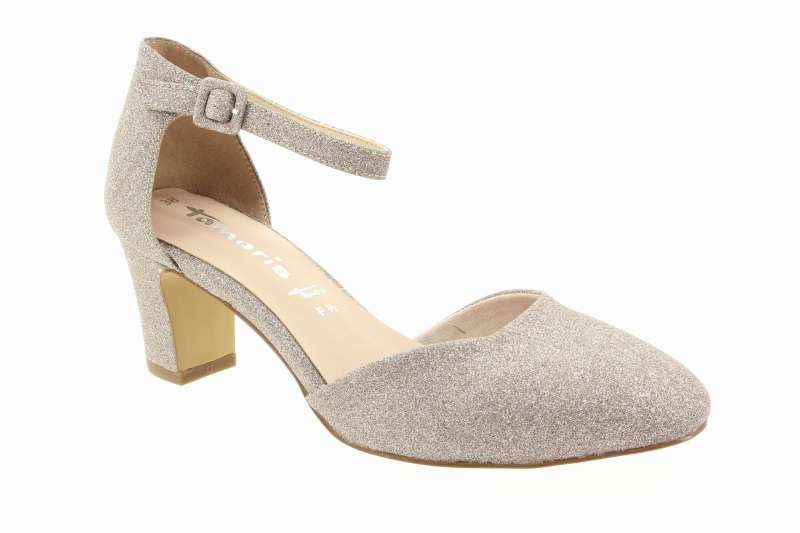 TAMARIS Dámské textilní lodičky rose