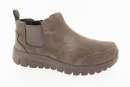 SKECHERS Dámský kožený béžový kotník