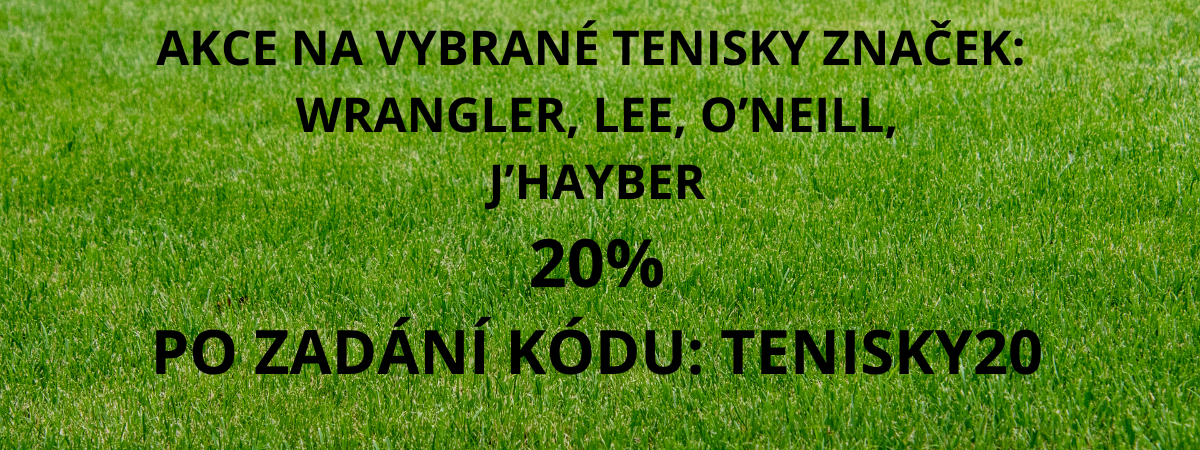 AKCE NA VYBRANÉ TENISKY 20%
