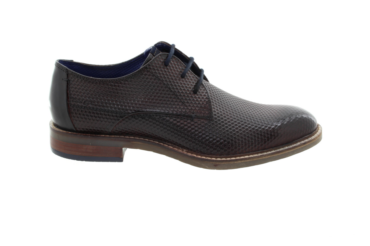 BUGATTI Kožené pánské polobotky brown