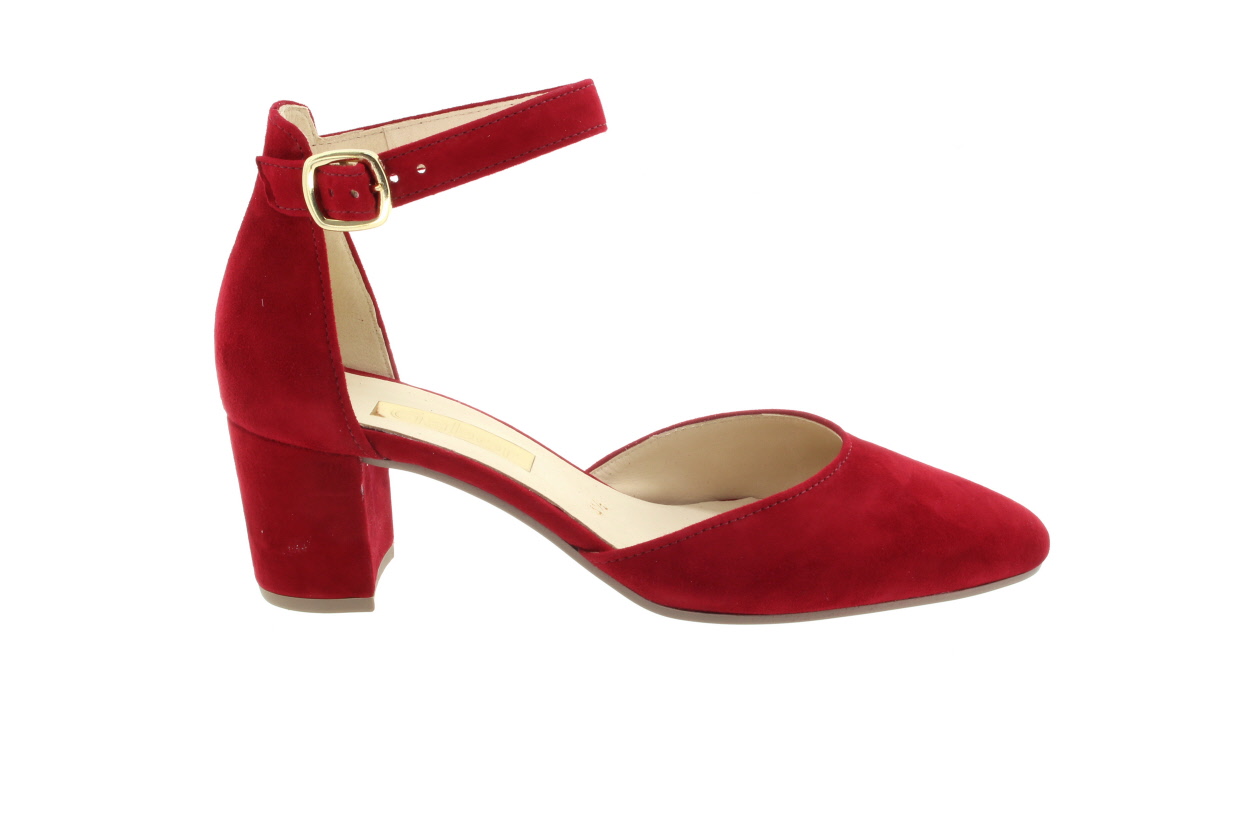 GABOR Dámské kožené lodičky rubin