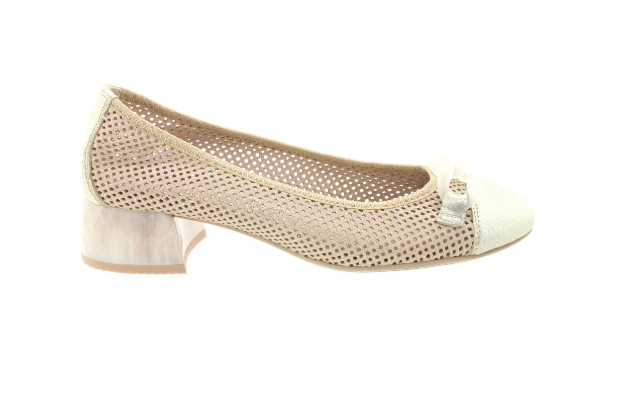 HISPANITAS Dámské kožené baleríny antico