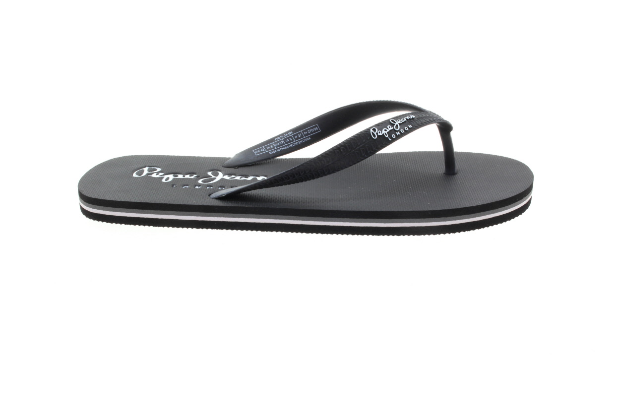 PEPE JEANS Pánské žabky black