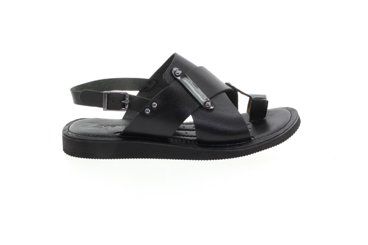 VENUS Dámské kožené sandálky black