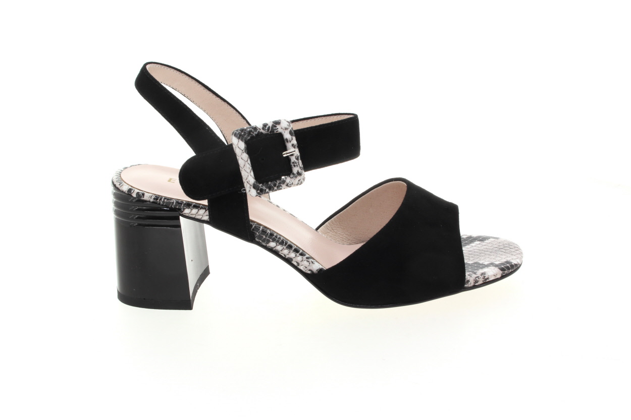 EPICA Dámské kožené sandálky černé