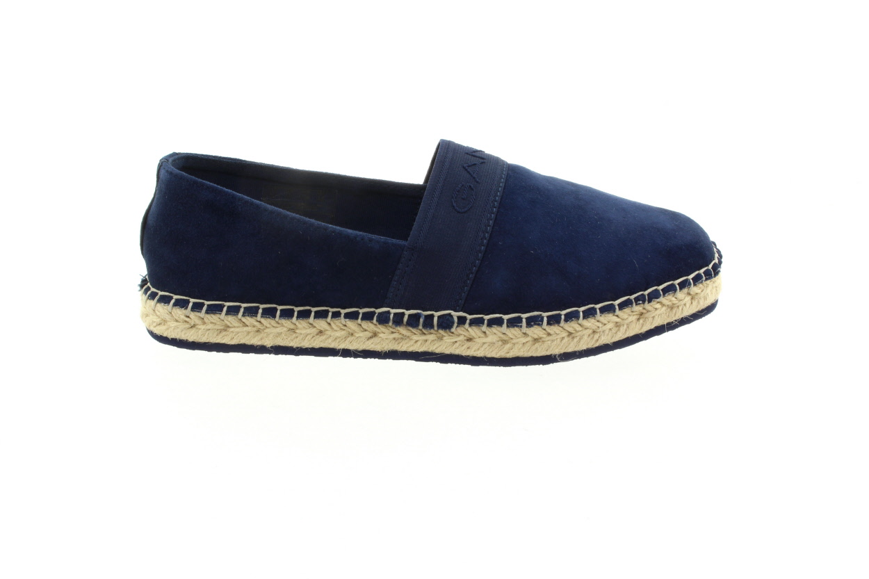 GANT Dámské kožné espadrilky tmavě modré