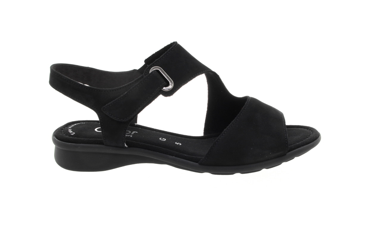 GABOR Dámské kožené sandálky černé