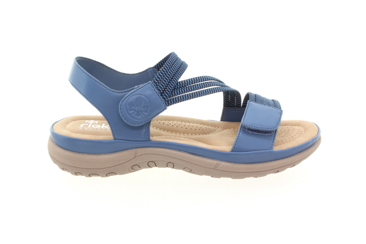 RIEKER Dámské letní sandálky modré