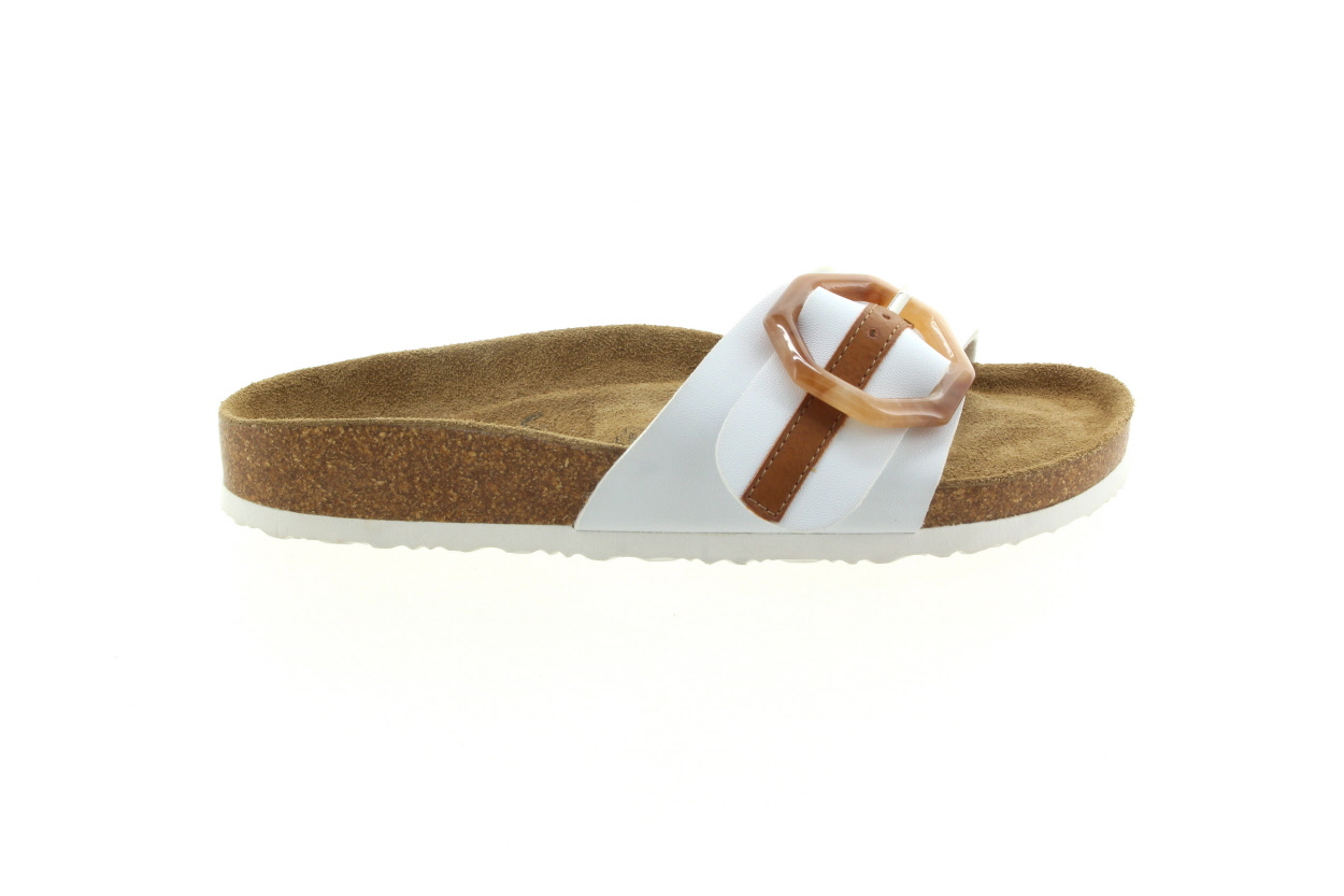 RIEKER Dámské letní pantofle bílé