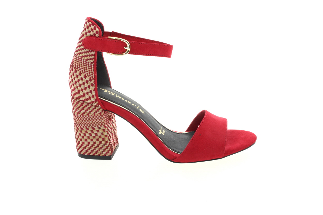 TAMARIS Dámské páskové lodičky červené