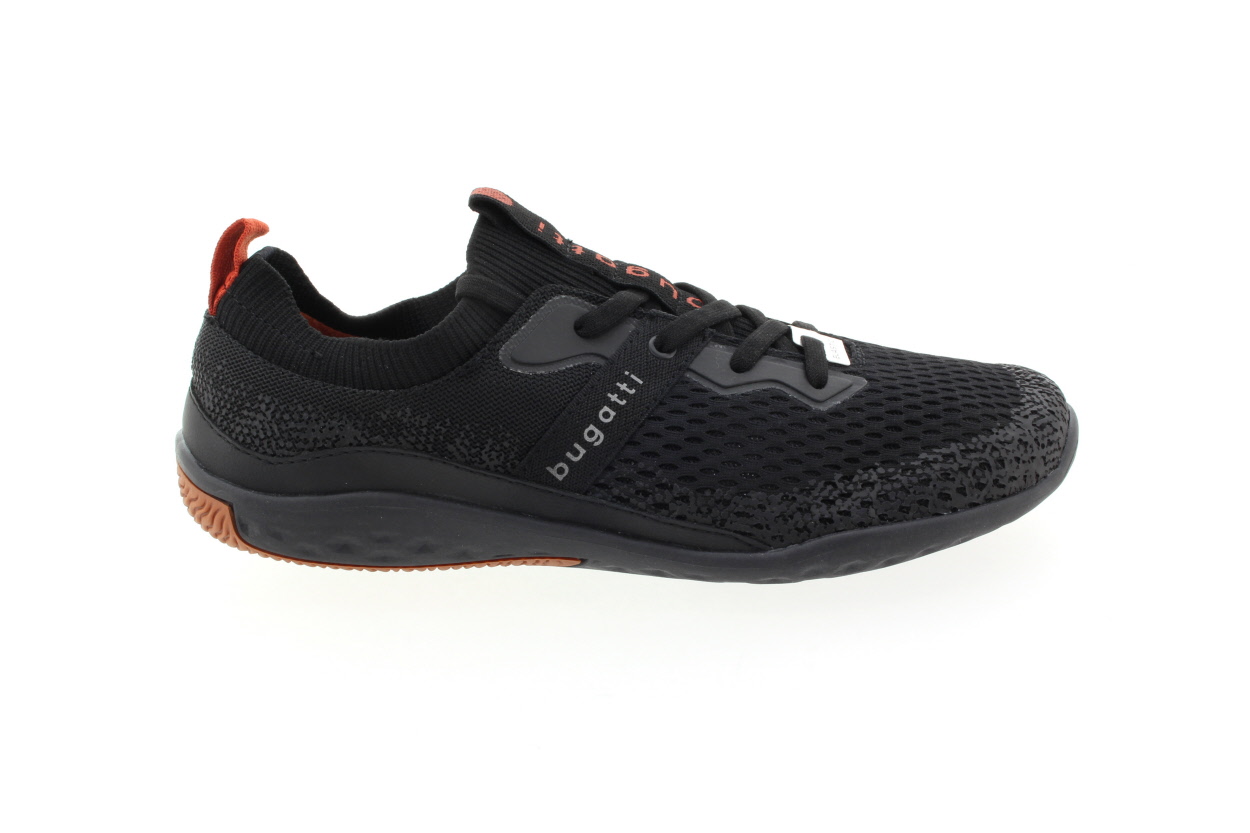 BUGATTI Pánské textlní černé tenisky