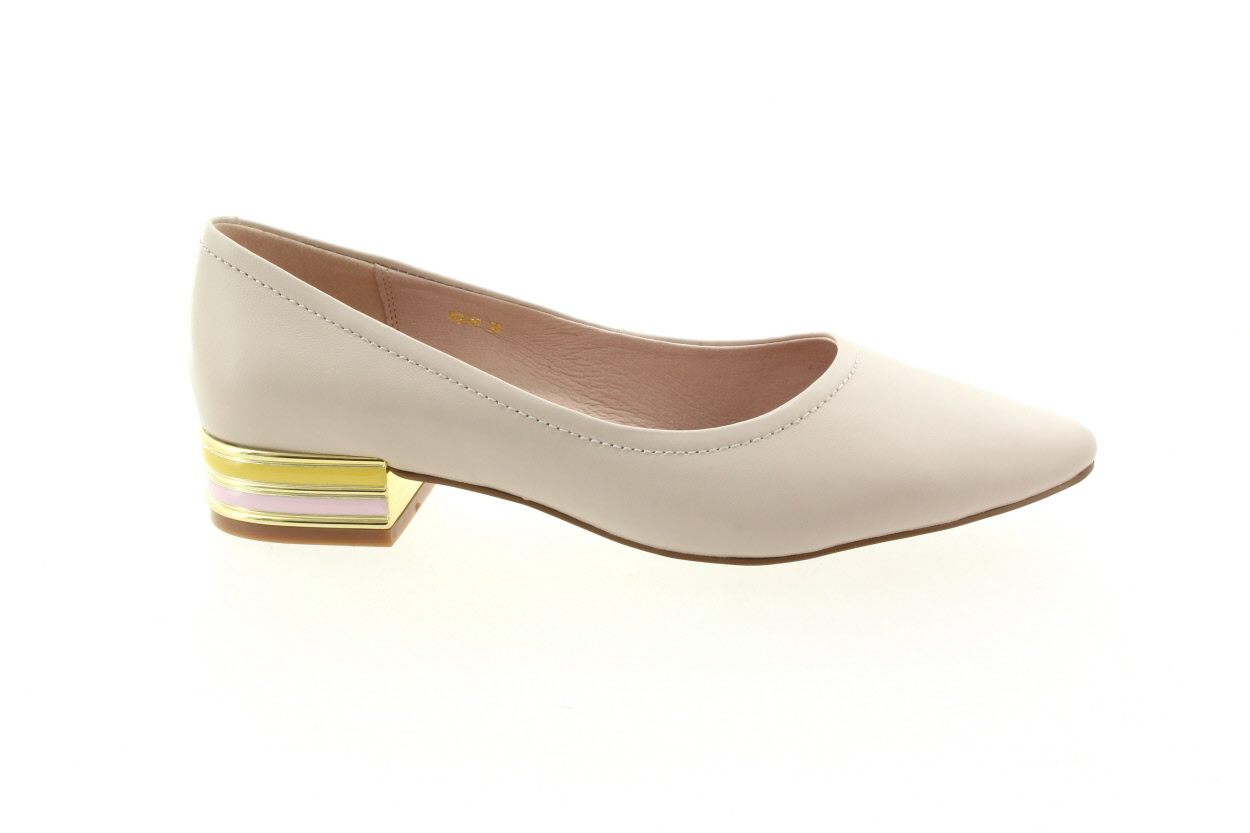 EPICA Dámské kožené béžové baleríny