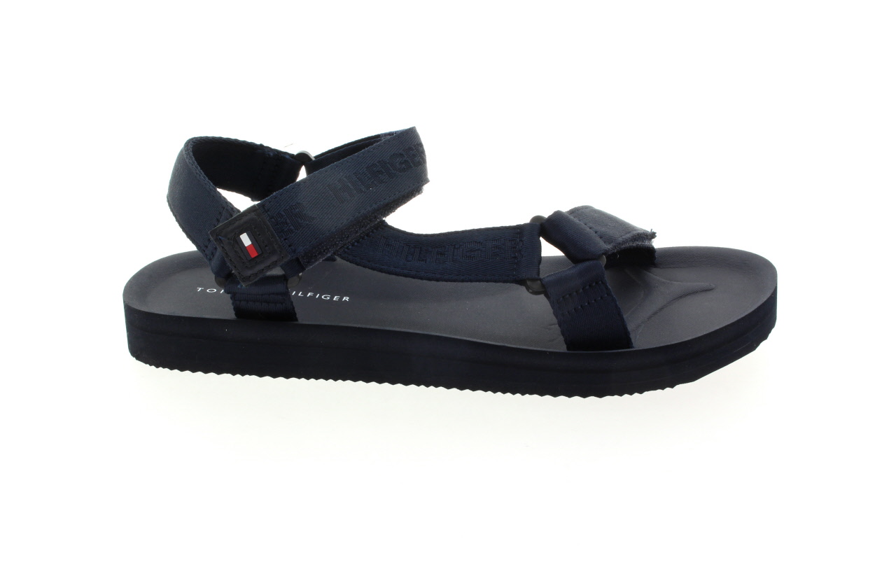 TOMMY HILFIGER Pánské černé sandály