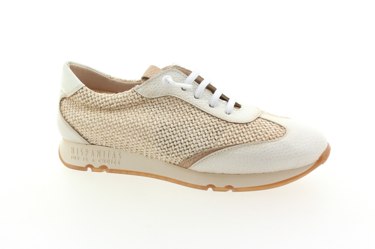HISPANITAS Dámské kožené krémové tenisky 