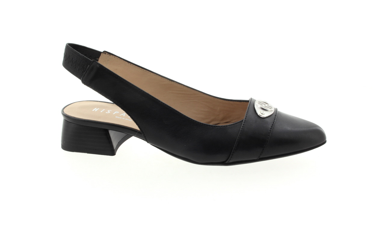 HISPANITAS Dámské kožené černé baleríny