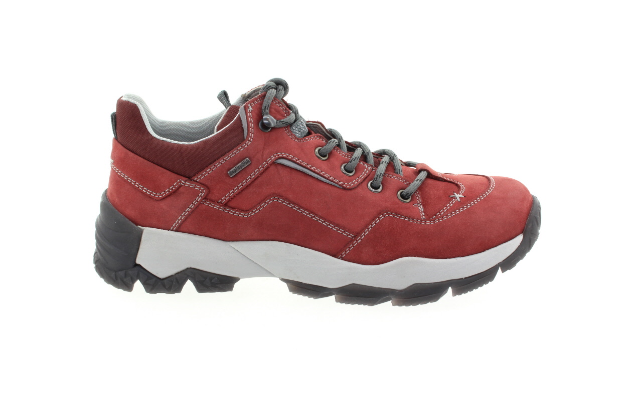 JOSEF SEIBEL Pánské celoroční kožené červené tenisky