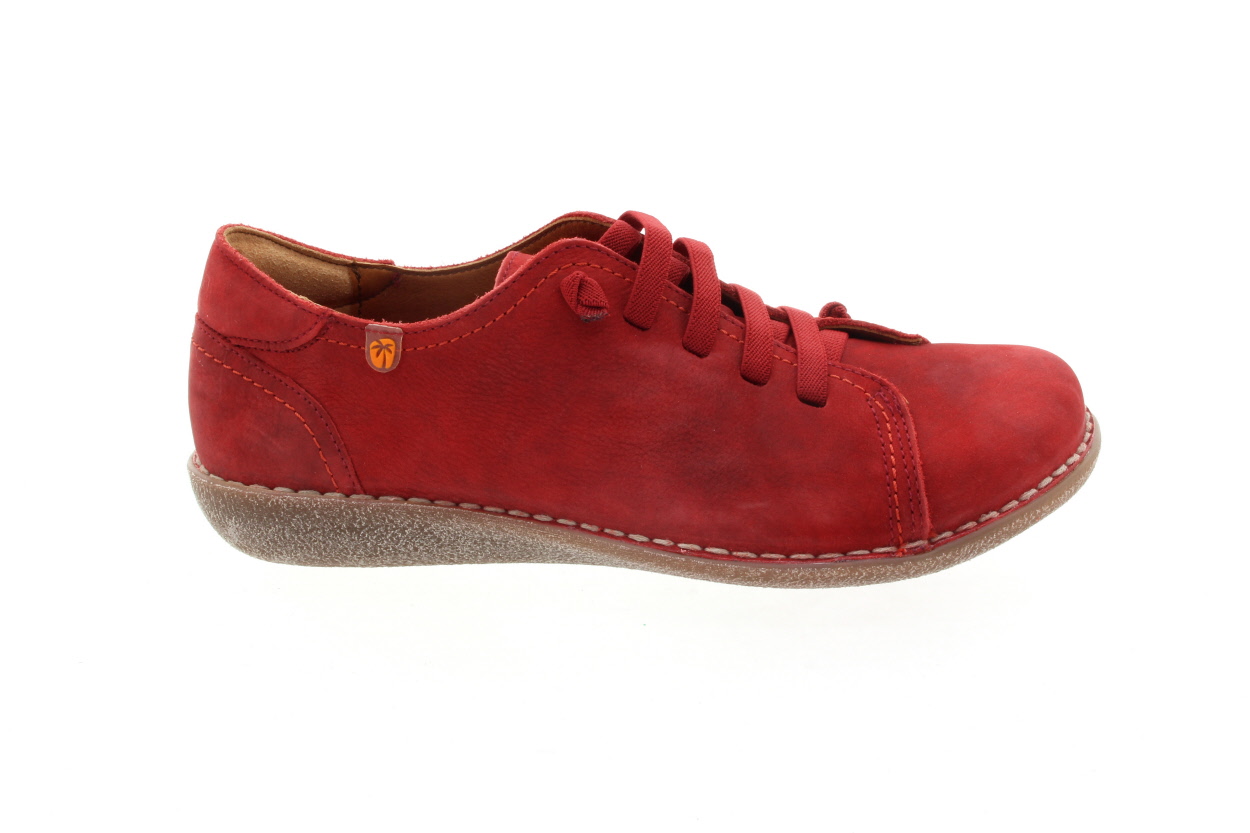 JUNGLA Dámské kožené tenisky červené