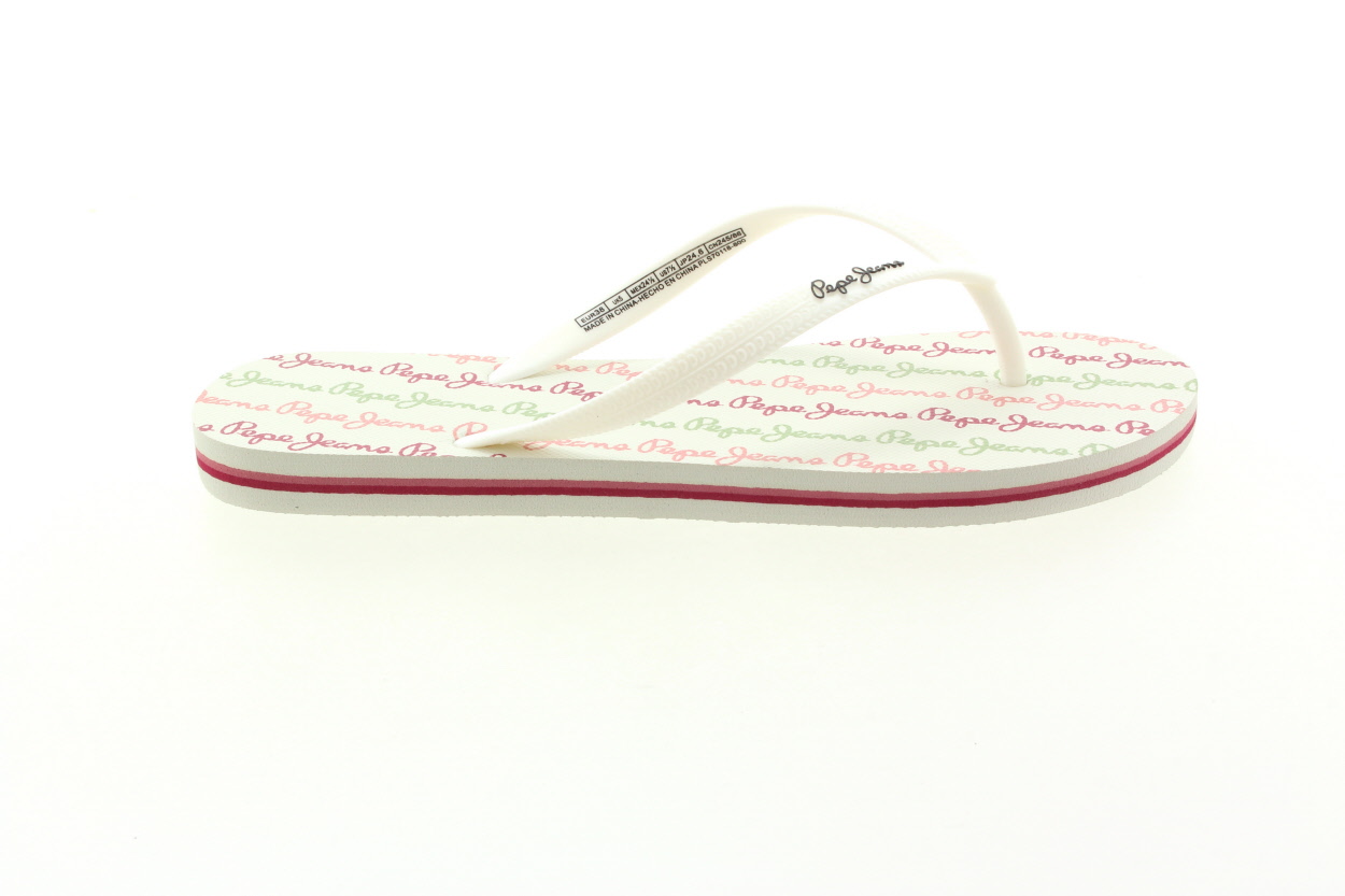 PEPE JEANS Dámské letní bílé žabky