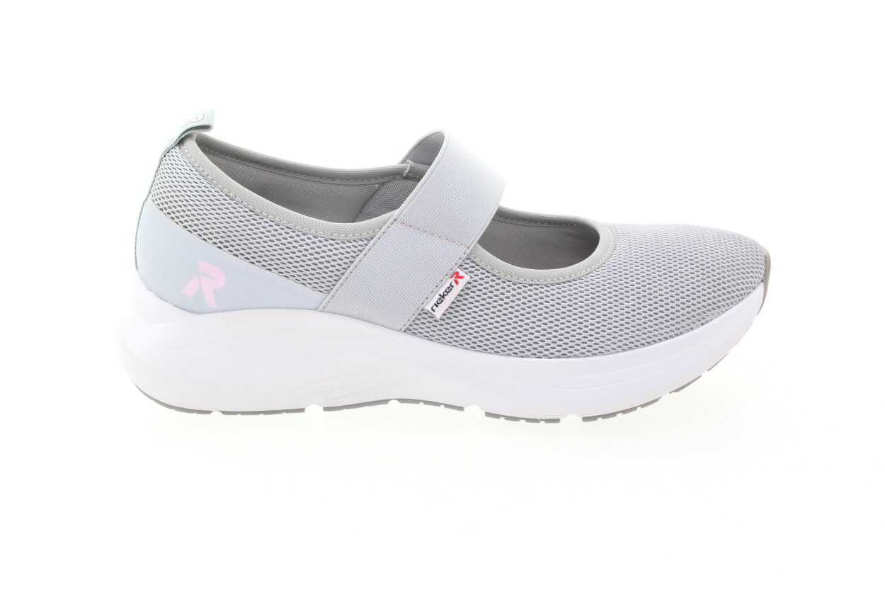 RIEKER REVOLUTION Dámské šedé baleríny