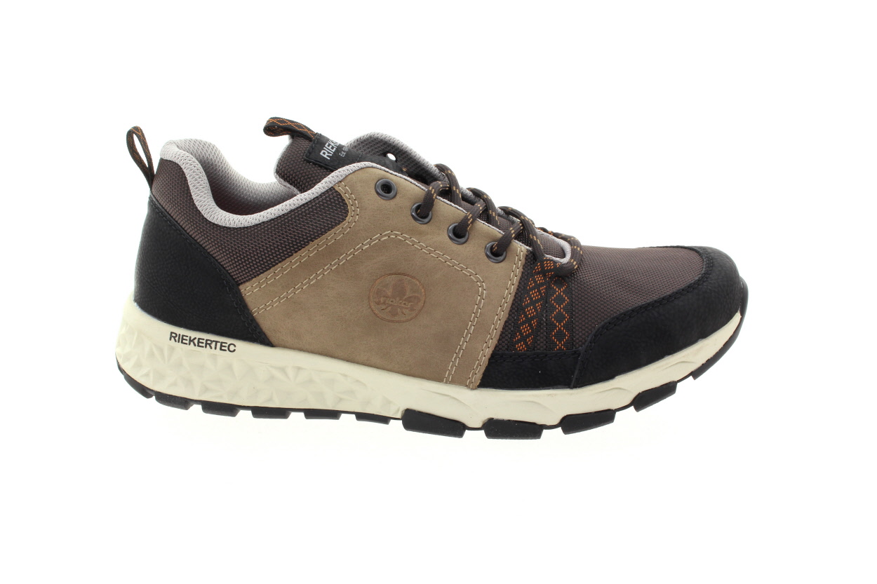 RIEKER Pánské hnědo černé tenisky