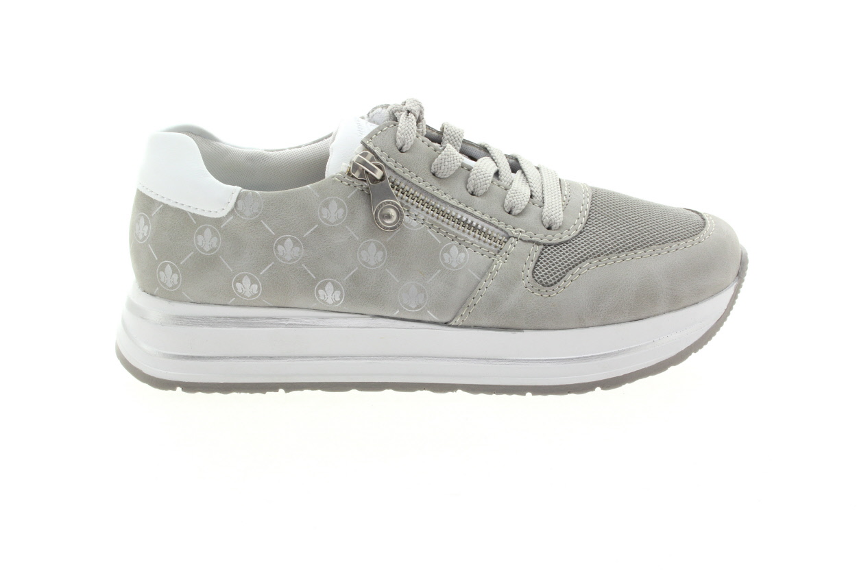 RIEKER Dámské šedé celoroční tenisky